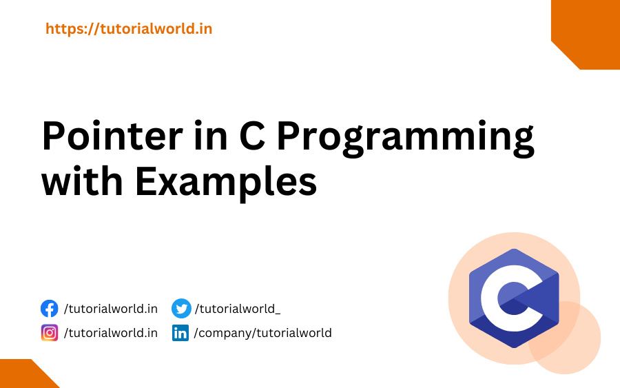 Pointer in C Programming with Examples
