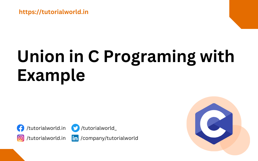 Union in C Programing with Example