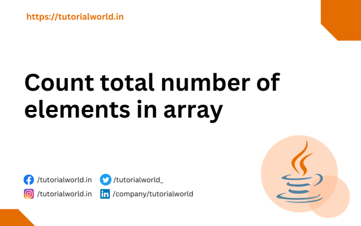 count of elements in arraylist java