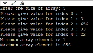 Java Program To Print Minimum And Maximum Element In An Array ...